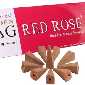 Incienso Golden Pirámide Reflujo ROSE conos