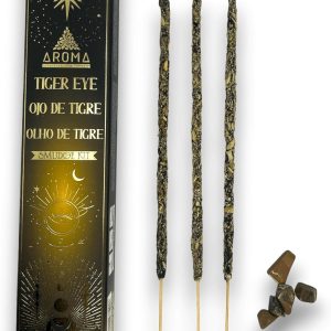 Incienso AROMA Kit Crystal Ojo de Tigre