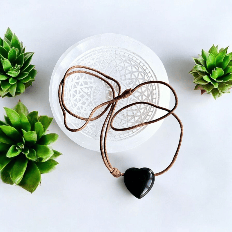 Corazón de obsidiana negra