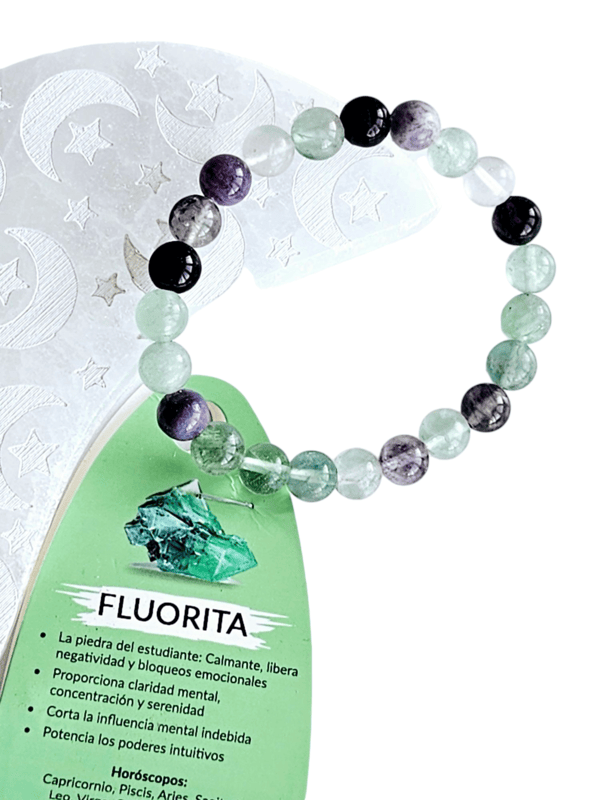 Pulsera de fluorita