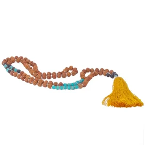 Collar con semilla de Rudrashka