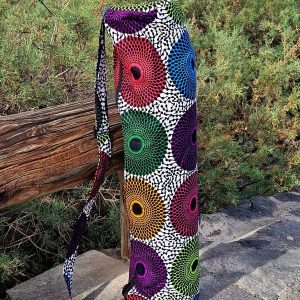Funda para Esterilla de Yoga – Estampado Wax Africano (Hecha a mano en Senegal)