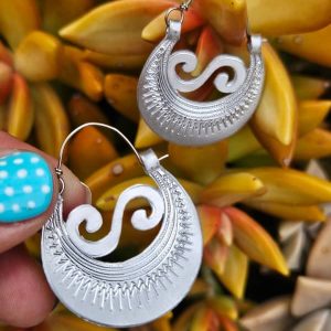 Argollas Canarias de la "S" Pequeñas (3cm) – Aluminio Artesanal Hipoalergénico
