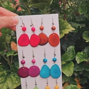 Pendientes de Tagua Artesanales de Perú – Marfil Vegetal y Moda Sostenible
