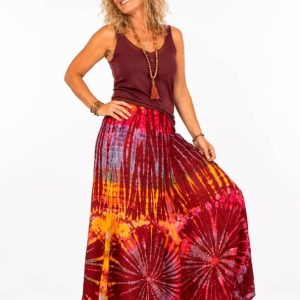 Pantalón Falda Tie Dye en Rayón – Estilo Boho y Comodidad Absoluta