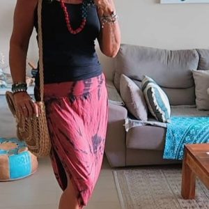 Falda Pantalón Hippie Tie-Dye – Pantalón Boho Cómodo de Tailandia