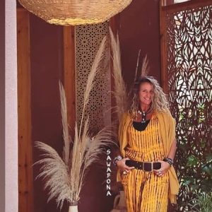 Peto Tie-Dye Estilo Afgano «Sawabona África» – Artesanía de Dakar