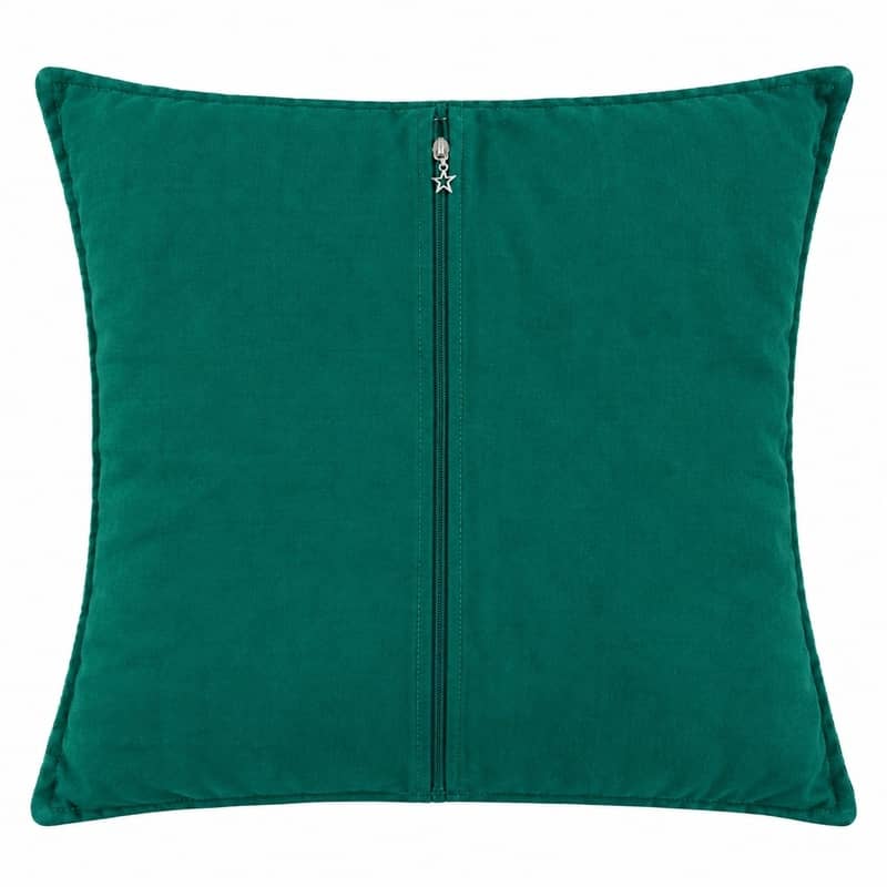Cojín Étnico de Bogolán Africano Verde 50x50 | Sawabona - Imagen 3